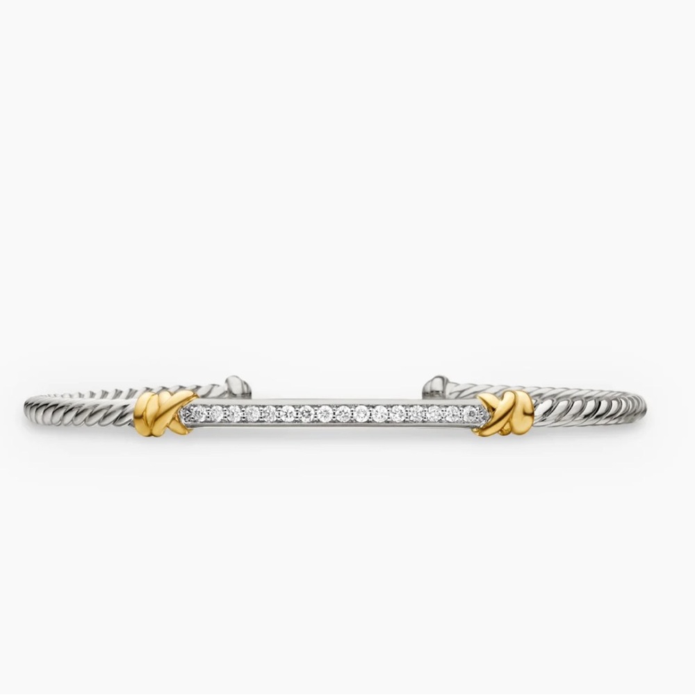 David Yurman Petite Helena Classic Cable Station Bracelet